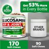 Made in USA - 2 Pack Glucosamine for Dogs With Chondroitin Joint Pain Relief