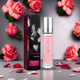 Women's 10ml Portable Pheromone Roller Perfume, Fresh, Natural, Elegant And Long-lasting Fragrance, Suitable For Dating, Travel And Parties In 2025