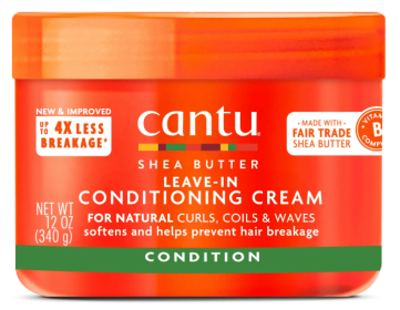 Cantu Shea Butter for Natural Hair Leave-In Conditioning Cream 12 fl. oz. Jar
