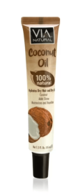 Via Natural Ultra Care Moisturizing Coconut Oil for Hair, Scalp & Body Treatment, 1.5 fl oz,