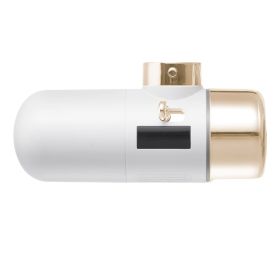 Skincare Water Filter Bathroom Sink Faucet Purifier for Skin White + Gold