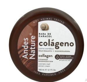 Andes Nature Caracol Cosmetic Snail Extract Cream, Facial Moisturizer, All Skin Types, 5.1 fl oz
