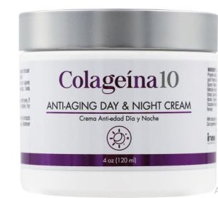 Colageina 10 Anti-Aging Day & Night Cream, Moisturizer for Normal Skin Type, 4 oz