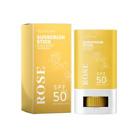 West&Month Sunscreen Stick, Refreshing Non-Greasy Concealer Moisturizing Whitening Skin Protection Cream
