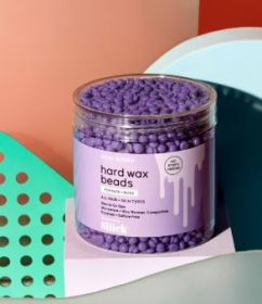 Sliick Acai Berry Hard Wax Beads Kit For At Home Face and Body Hair Removal, 8 oz