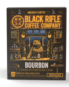 Black Rifle Coffee Bourbon K-Cup Pods, Medium Roast, 22 Ct