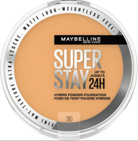Maybelline Super Stay Powder Foundation Makeup, Soft Matte Finish, 310, 0.21 oz