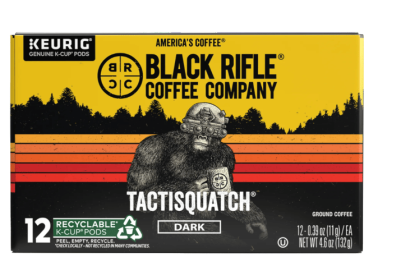 Black Rifle Coffee Company Tactisquatch Keurig K-Cup Pods, Dark Roast, 12 Ct