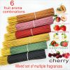 6-Pack of Approximately 120 High-Quality Fruit Scented Sticks - Including Watermelon, Sweet Peach, Cantaloupe, Cherry, Milk Strawberry, Sydney