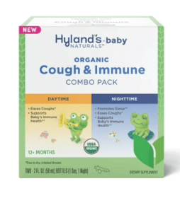 Hyland's Baby Organic Cough & Immune, Ages 12+ Months, Day & Night Combo Pack, 4 fl oz