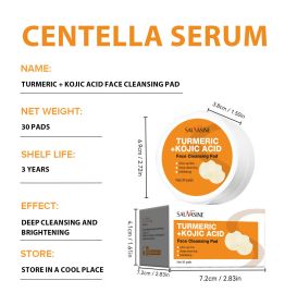 Turmeric acid cleaning cotton pads