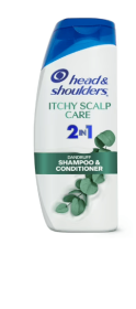 Head and Shoulders 2 in 1 Dandruff Shampoo and Conditioner, Itchy Scalp Care, 20.7 fl oz