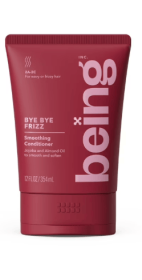 being BYE BYE FRIZZ Smoothing Conditioner,for Wavy & Frizzy Hair,Jojoba Almond Oil 12 fl oz