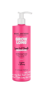 Marc Anthony Grow Long Super Fast Strength Shampoo, for All Hair Types, with Caffeine & Ginseng, 16 oz