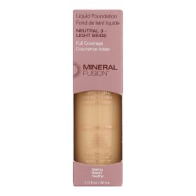 Mineral Fusion Liquid Foundation – Neutral 3 Light Beige, 1 fl oz