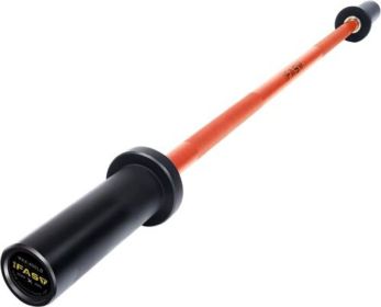 Olympic Barbell Bar, 4Ft Solid Chrome Weight Bar with Bearings, 400Lbs Capacity Weightlifting Bar for Home Gym Workout Strength Training Squat, Suitab