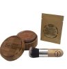 BeNat Loose Powder Bronzer Set with Bamboo Case, Refill & Kabuki Brush