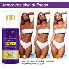 AILKE Discoloration Repair Serum with Glutathione for Stubborn Dark Spots, Sun Damage, Skin Glowing Face Serum, Paraben-Free