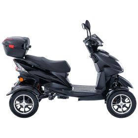 VEVOR Heavy Duty 4-Wheel Mobility Scooters for Seniors & Adults 450lbs Capacity - 40 Miles 3-Speed Long Range, 500W All Terrain Electric Recreational