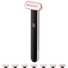 VEVOR Red Light Therapy Wand for Face, 7-Color LED Facial Wand Red Light Therapy Device with Heatig Therapy| Microcurrent Vibrating Massage, Portable