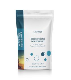 Sea Salt Fizzy Deconstructed Weekend Refresher Bath Bomb – 14oz Bath Fizz – Infused with Eucalyptus, Rosemary, Peppermint & Spearmint Oils for Skin Hy