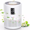 Home large room air purifier with lighting up to 1076ftÂ², VEWIOR H13 True HEPA Air Purifier with Scented Sponge, Sleep Mode