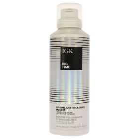 Big Time Volume and Thickening Mousse by IGK for Unisex - 6.2 oz Mousse