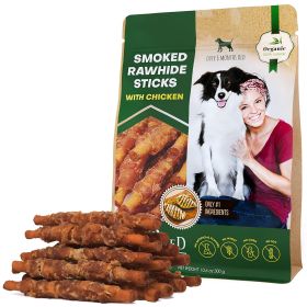 🐶 Beloved Pets Smoked Rawhide Sticks Wrapped with Chicken- Natural Grain-Free