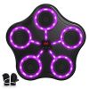 Five key boxing target-black body-black keys-purple light-black eva
