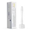 Microneedles Derma Roller - Microneedling Stamp 0.25 mm, Micro Needle Skin Care Tool for Men and Women Home Use - White