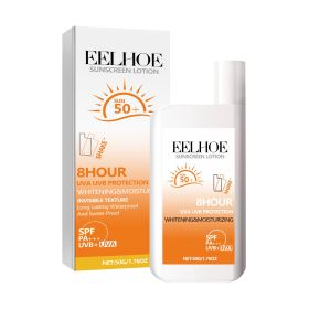 EELHOE Sunscreen Lotion, Outdoor Body UV Isolation Skin Protection Hydrating Refreshing Not Greasy