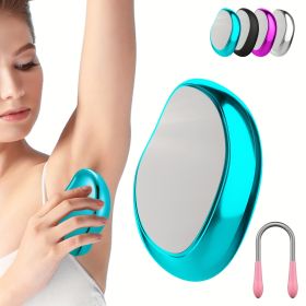 Crystal Hair Eraser Physical Hair Removal Tool Epilator Reusable Body Depilation Tool Glass Hair Remover Portable Mild Epilator