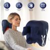 Shiatsu Neck & Shoulder Massager - 4D Deep Kneading, Rechargeable & Portable, Adjustable Heating & Intensities - Includes Storage Bag