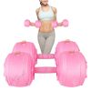Water Filled Dumbbells Set for Women, Travel Weights Adjustable Up to 3~12 Lbs(1 pair) for Yoga Training Exercise Fitness