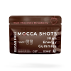 Sugar Free Mocca Shots Energy Gummies with Caffeine 12-Pack - Dark Chocolate Strawberry