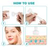 Microneedles Derma Roller - Microneedling Stamp 0.25 mm, Micro Needle Skin Care Tool for Men and Women Home Use - White