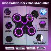 Four key boxing target-black body-black keys-purple light-black eva