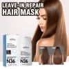 EELHOE Leavehin Repair Hair Mask, Repair Dry And Frizzy Hair Smooth Smooth Anti-Loss Hair Care Hair Mask