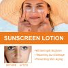EELHOE Sunscreen Lotion, Outdoor Body UV Isolation Skin Protection Hydrating Refreshing Not Greasy