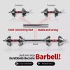Adjustable Dumbbell Set Home Gym Cast Iron Barbell Sets with Carry Box 66lbs Office Bedroom Workout Dumbbells for Men and Women