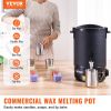 VEVOR Wax Melter for Candle Making, 6.5 Liter Large Electric Wax Melting Pot Easy Pour Spout, 9-level Temperature Control, Easy Clean for Candle Soap