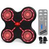 Four key boxing target-black body-black keys-red light-red eva