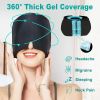 Cooling & Heating Migraine Relief Gel Cap – 360° Hot/Cold Therapy Head Wrap