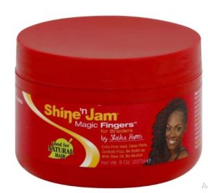 Ampro Shine n Jam Magic Fingers for Braiders, 8 oz Gel, Frizz Control, Female