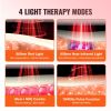 VEVOR Red Light Therapy for Whole Body, 300 Dual-Chip LEDS, 10Hz/40Hz Pulse, 3 Timing Setting, Red 660nm & Near Infrared 850nm Light Therapy Panel for