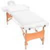 3.9"  Thick White Folding Massage Table
