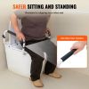 VEVOR Toilet Safety Rail, 300LBS Capacity Toilet Seat Frame, Adjustable Width Fit Most Toilets, Easy Installation, Toilet Handles Grab Bars with Padde