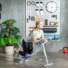 Soozier Foldable Ab Machine, Ab Workout Equipment with Adjustable Angles and Resistance Bands for Core and Stomach Exercise