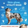 Salmon Oil for Dogs Omega 3 for Dogs 16 FL OZ Wild Alaskan Salmon Fish Oil Natural EPA & DHA Fatty Acids for Skin & Coat Allergy Joint & Bone Health L