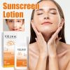 EELHOE Sunscreen Lotion, Outdoor Body UV Isolation Skin Protection Hydrating Refreshing Not Greasy